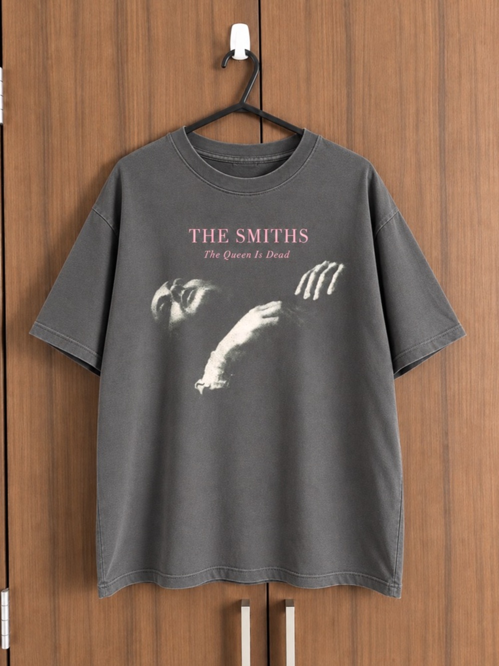 The Smiths Band The Queen Is Dead Gray Graphic T-Shirt